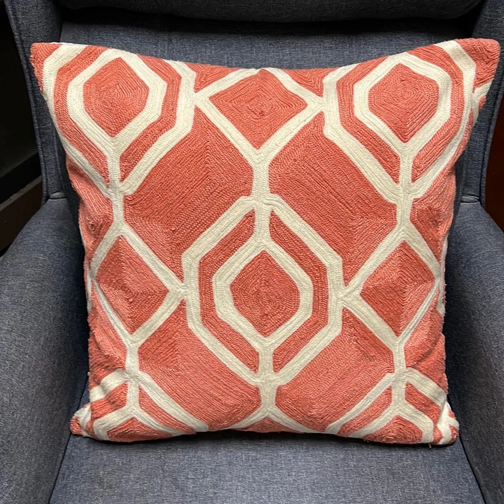 Pottery Barn Chain Stitch Throw Pillow Cover